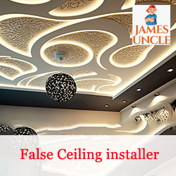 False Ceiling installer Mr. Altab Khan in Garia